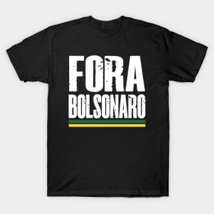 Fora Bolsonaro, Camiseta, Bozo, Golpista, Genocida T-Shirt